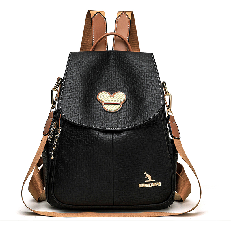 Women Bags Luxury Brands - 2024 Luxury Travelกระเป๋าเป้สะพายหลังกระเป๋าแฟชั่นหลายกระเป๋าหนังผู้หญิงคลาสสิกกระเป๋าเป้สะพายหลังMochilas Feminina