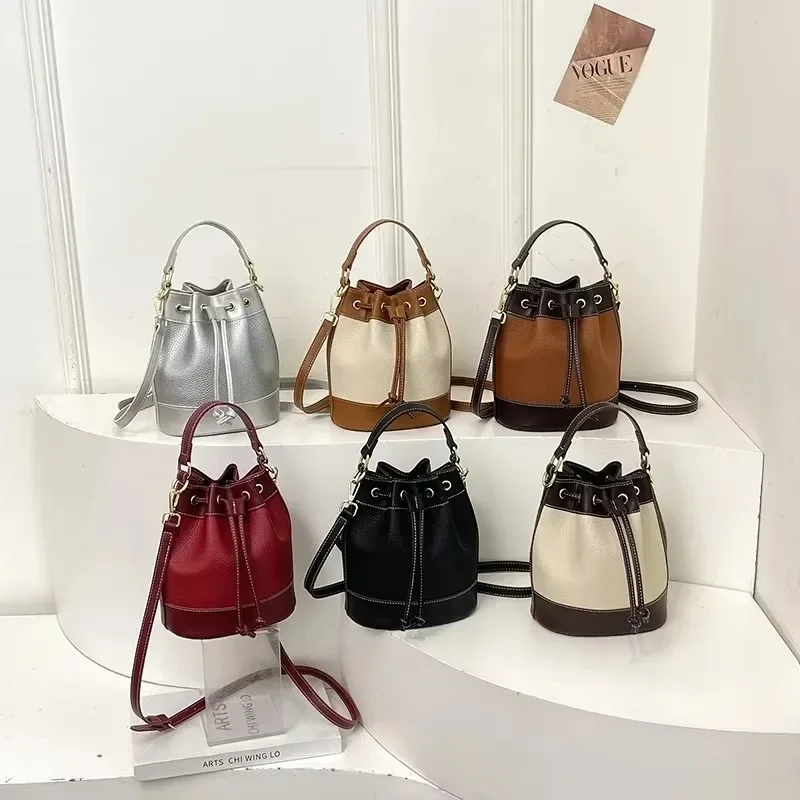 Women Bags Discount - กระเป๋าดีไซน์เก๋ไก๋ทันสมัยสำหรับผู้หญิง ปี 2026 ขายดี กระเป๋าสะพายข้างอเนกประสงค์ กระเป๋าถือทรงถังสำหรับเดินทาง