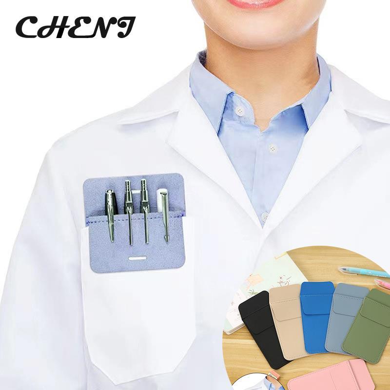 Doctor Bag Leather - PU หนังดินสอกระเป๋าสําหรับเสื้อผ้ากระเป๋าโรงพยาบาลธุรกิจผู้ถือปากกาอุปกรณ์หมอพยาบาลพนักงาน Leak-proof ปากกากระเป๋า