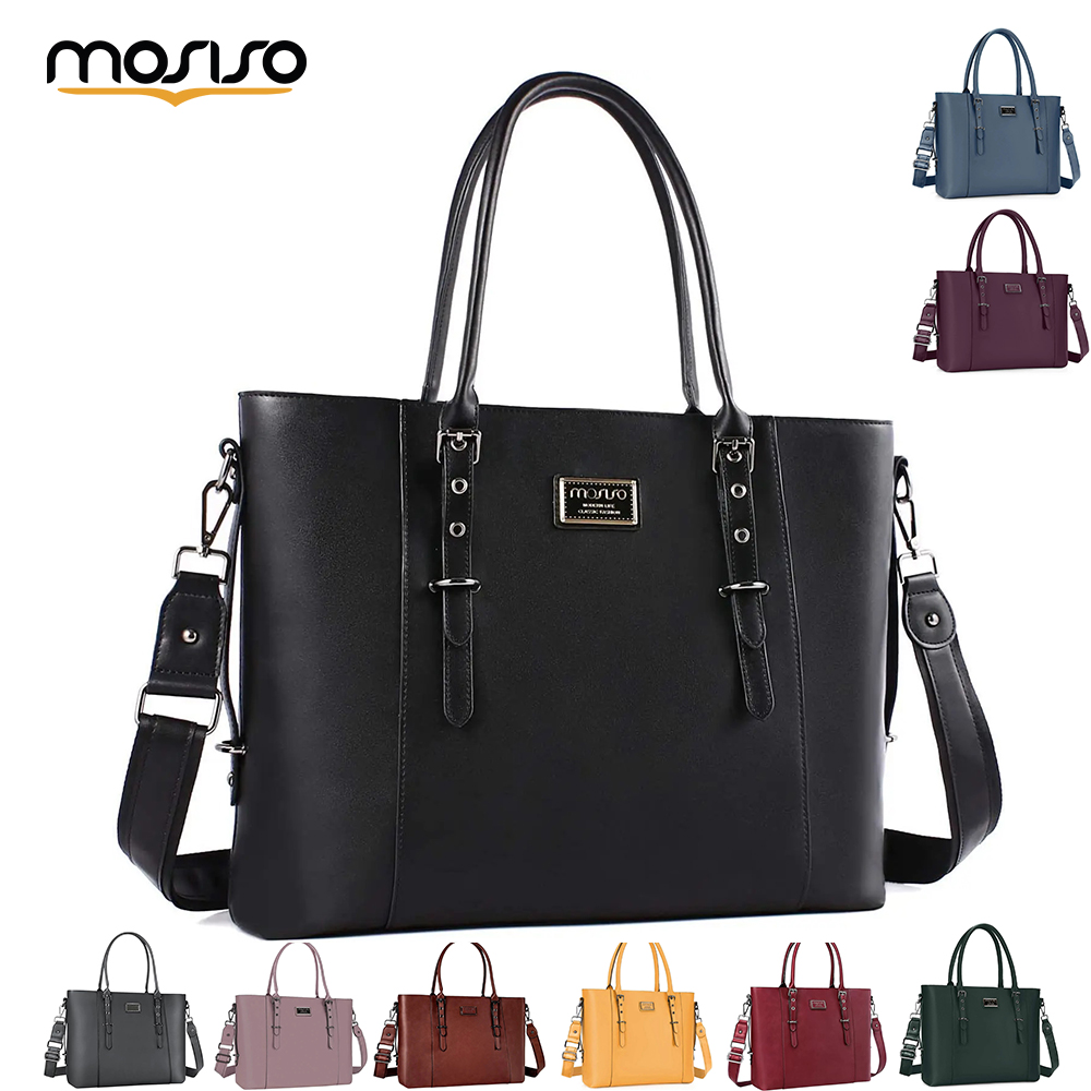 Women Bags With Laptop Compartment - กระเป๋าโท้ท MOSISO สำหรับผู้หญิง ใส่ MacBook ขนาด