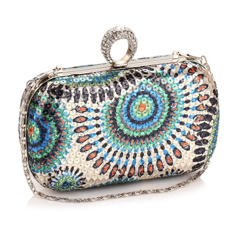 Women Bags Discount - กระเป๋าคลัทช์ทรงสี่เหลี่ยมสำหรับผู้หญิง แฟชั่นทันสมัย สวยสง่า คุณภาพสูง เหมาะสำหรับงานแต่งงาน งานเทศกาล