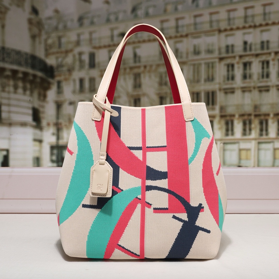 กระเป๋าโท้ทพิมพ์ลายแฟชั่น CH ส - Women Bags With Laptop Compartment บทวิจารณ์และราคา