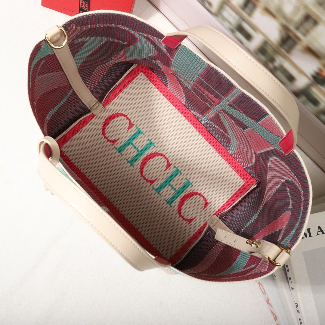 กระเป๋าโท้ทพิมพ์ลายแฟชั่น CH ส - Women Bags With Laptop Compartment บทวิจารณ์และราคา