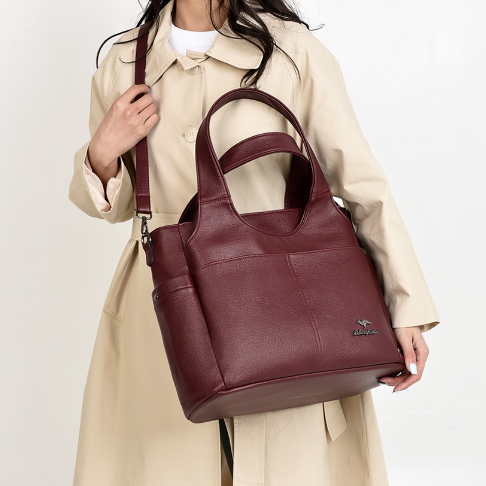 กระเป๋าหนังนิ่ม 3 ช่องหลัก กระ - Doctor Bag Leather บทวิจารณ์และราคา