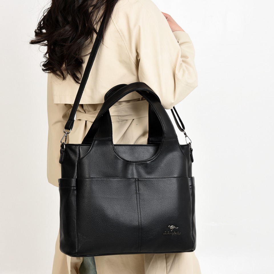 กระเป๋าหนังนิ่ม 3 ช่องหลัก กระ - Doctor Bag Leather บทวิจารณ์และราคา