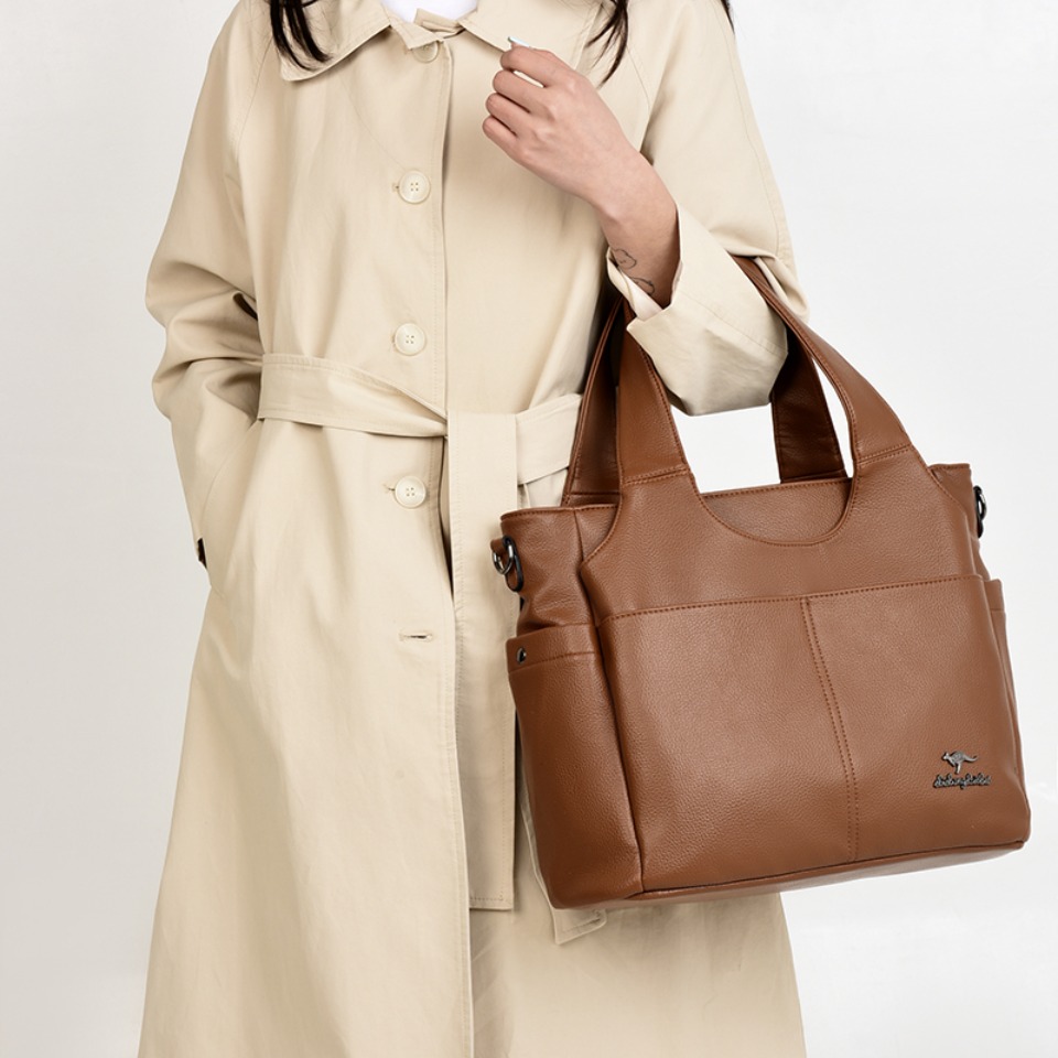 กระเป๋าหนังนิ่ม 3 ช่องหลัก กระ - Doctor Bag Leather บทวิจารณ์และราคา