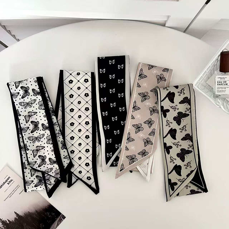 ผ้าพันคอไหมขนาดเล็ก ลายผีเสื้อ - Women Bags Luxury Brands บทวิจารณ์และราคา