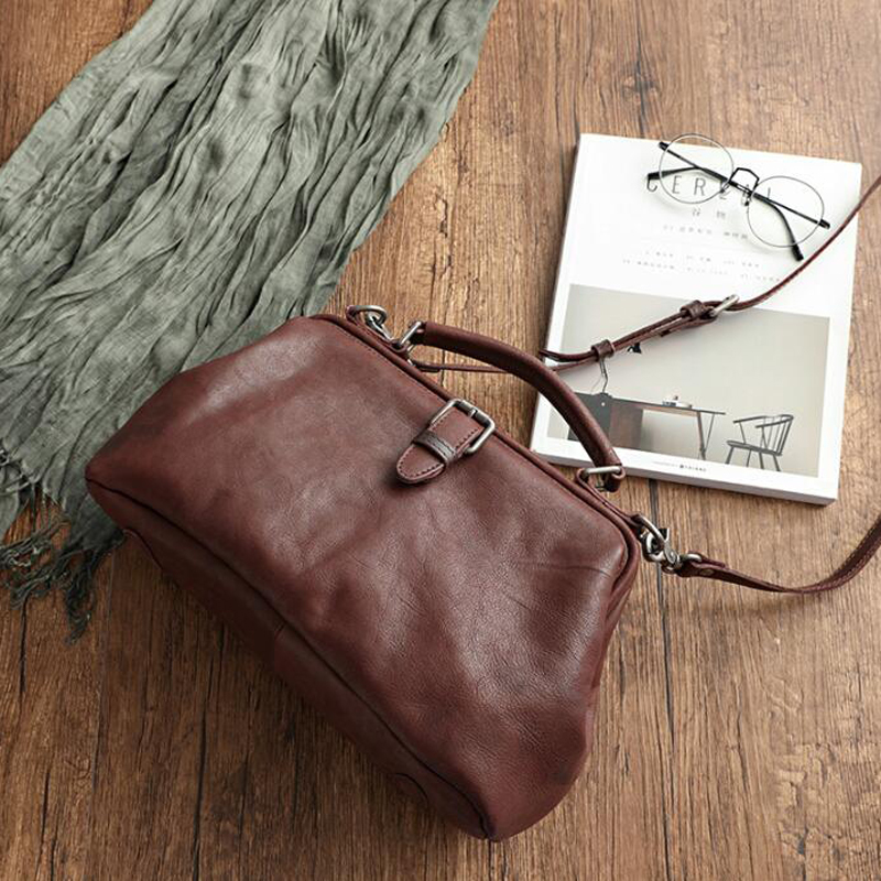 ของแท้หนัง Doctor กระเป๋าถือ 1 - Doctor Bag Leather บทวิจารณ์และราคา