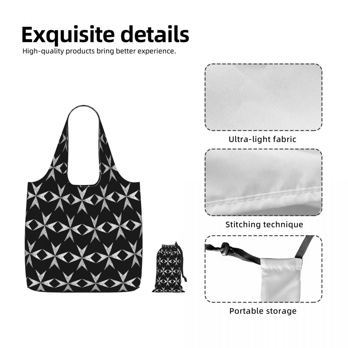 กระเป๋าผ้าแคนวาสลายกางเขนมัลต้ - Women Bags Malta บทวิจารณ์และราคา
