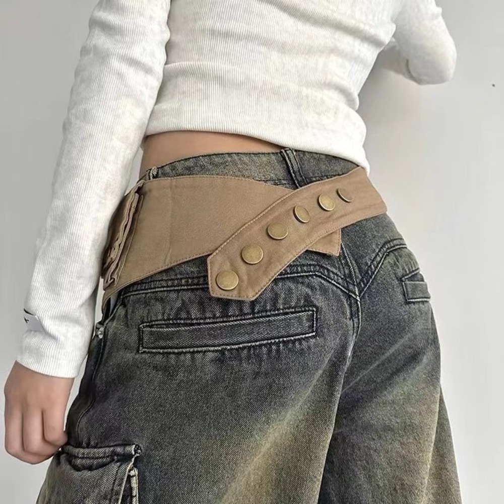 กระเป๋าคาดเอวโลหะผสมสไตล์กรันจ - Women'S Bum Bags บทวิจารณ์และราคา