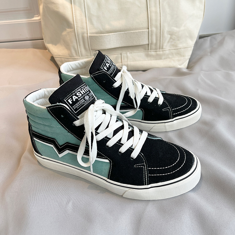 รองเท้าผ้าใบหุ้มข้อทรงเรโทร สี - Vans Shoes Authentic บทวิจารณ์และราคา