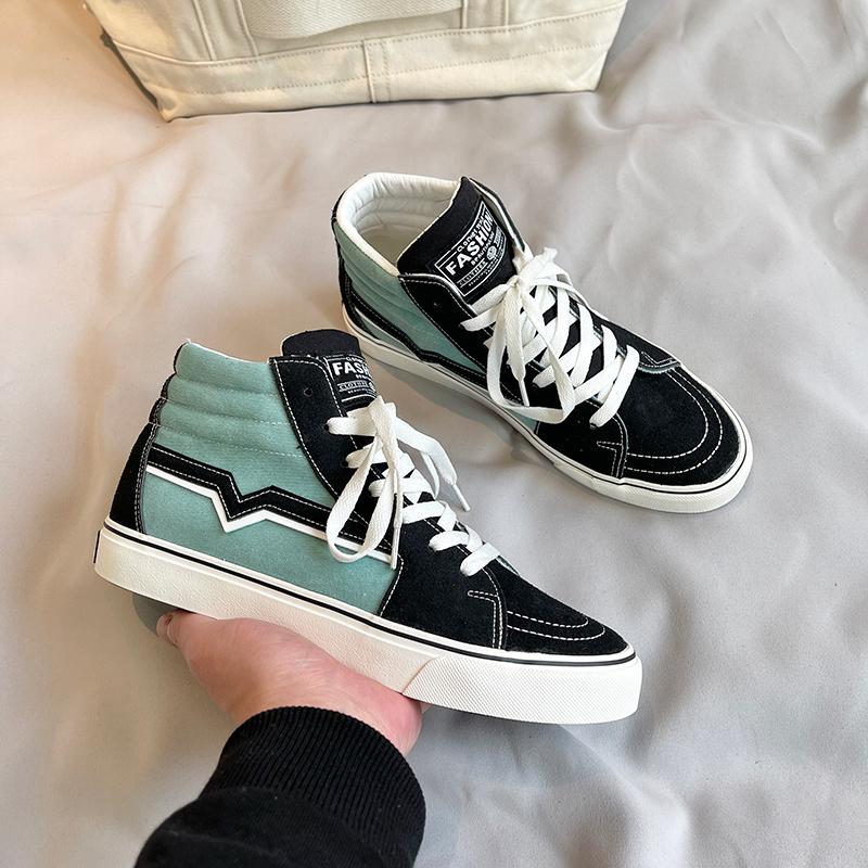 รองเท้าผ้าใบหุ้มข้อทรงเรโทร สี - Vans Shoes Authentic บทวิจารณ์และราคา