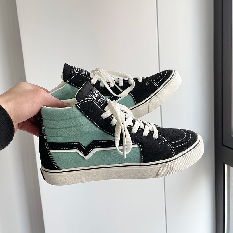 รองเท้าผ้าใบหุ้มข้อทรงเรโทร สี - Vans Shoes Authentic บทวิจารณ์และราคา