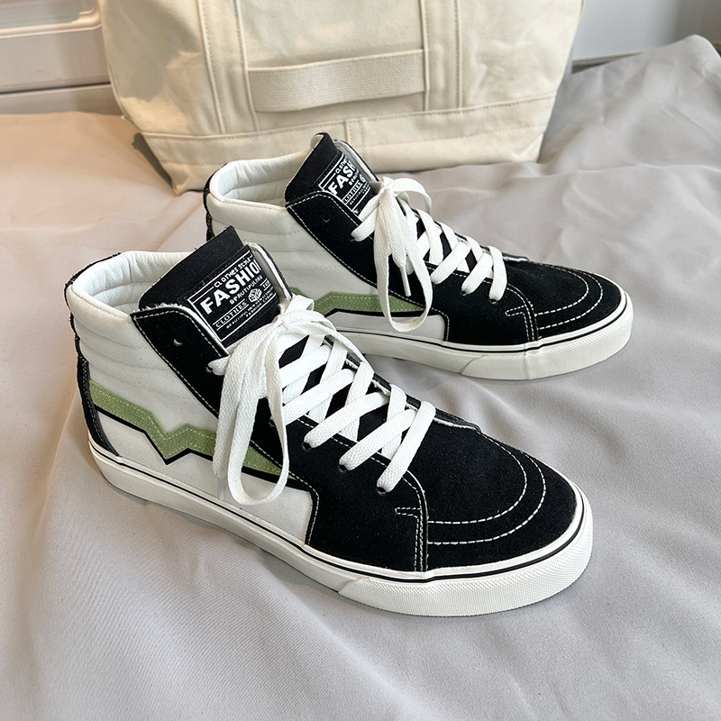 รองเท้าผ้าใบหุ้มข้อทรงเรโทร สี - Vans Shoes Authentic บทวิจารณ์และราคา