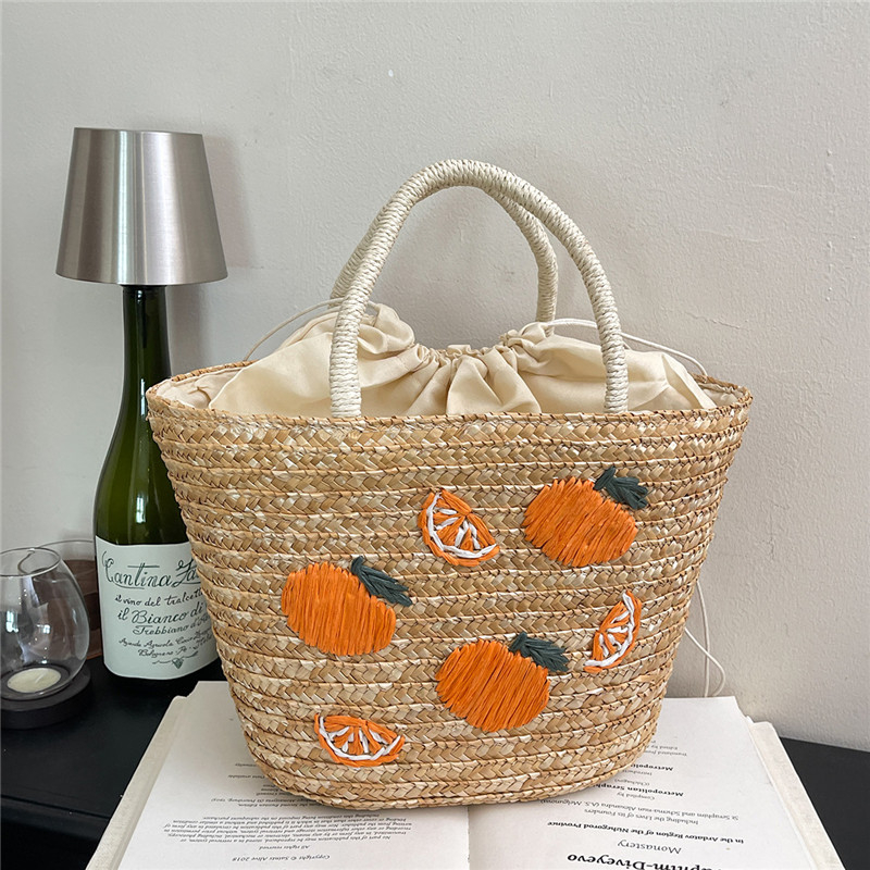 กระเป๋าสะพายไหล่ลายปักผลไม้สไต - Women Bags Discount บทวิจารณ์และราคา