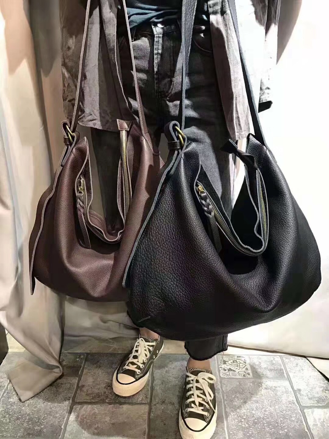 กระเป๋าหนังแท้สำหรับผู้หญิง หน - Doctor Bag Leather บทวิจารณ์และราคา