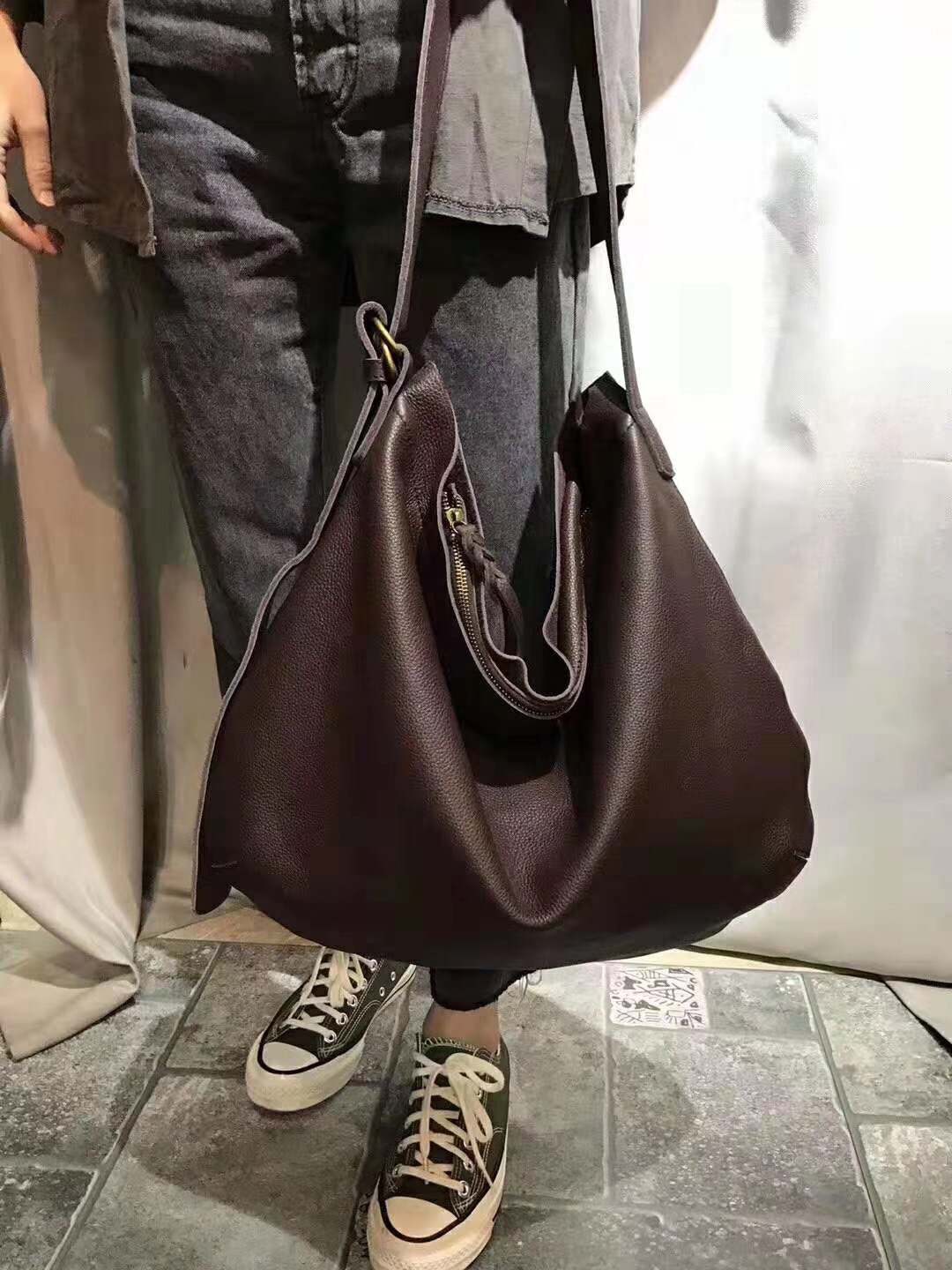 กระเป๋าหนังแท้สำหรับผู้หญิง หน - Doctor Bag Leather บทวิจารณ์และราคา