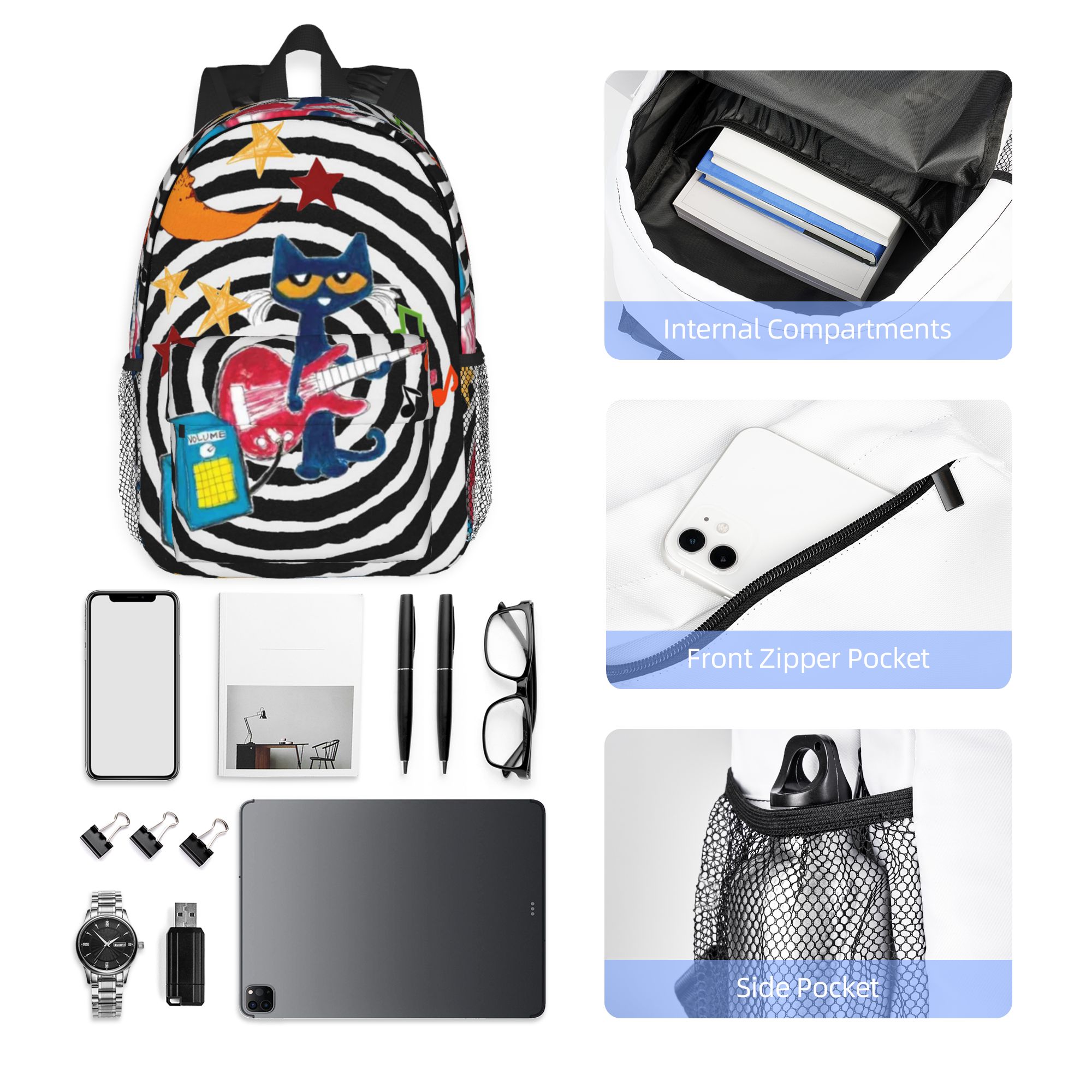 กระเป๋าเป้สะพายหลังพีท เดอะ แค - Women Bags Discount บทวิจารณ์และราคา